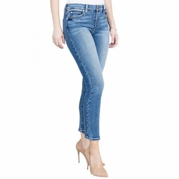 ANTHROPOLOGIE LEVEL 99 High Rise Skinny Jeans Nostalgic Blue Wash 1412109 Sz 29 - Picture 1 of 12